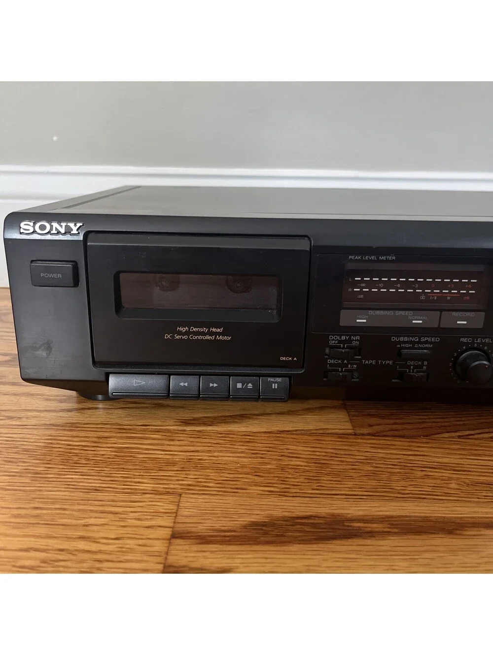 Sony TC-WE305 Dolby Dual Cassette Tape Deck Dubbing Recorder